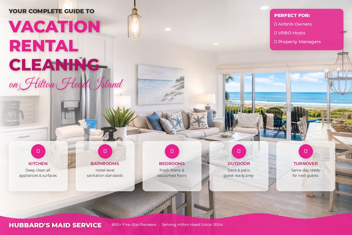 Vacation rental cleaning guide Hilton Head Island