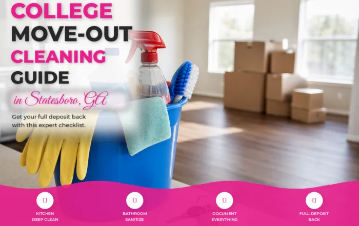 College move-out cleaning guide for Statesboro GA