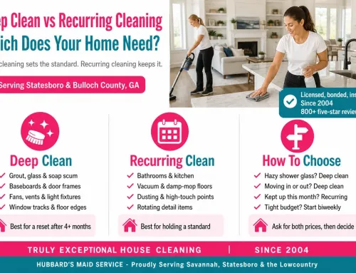 Deep Clean vs Recurring Cleaning: Statesboro Guide